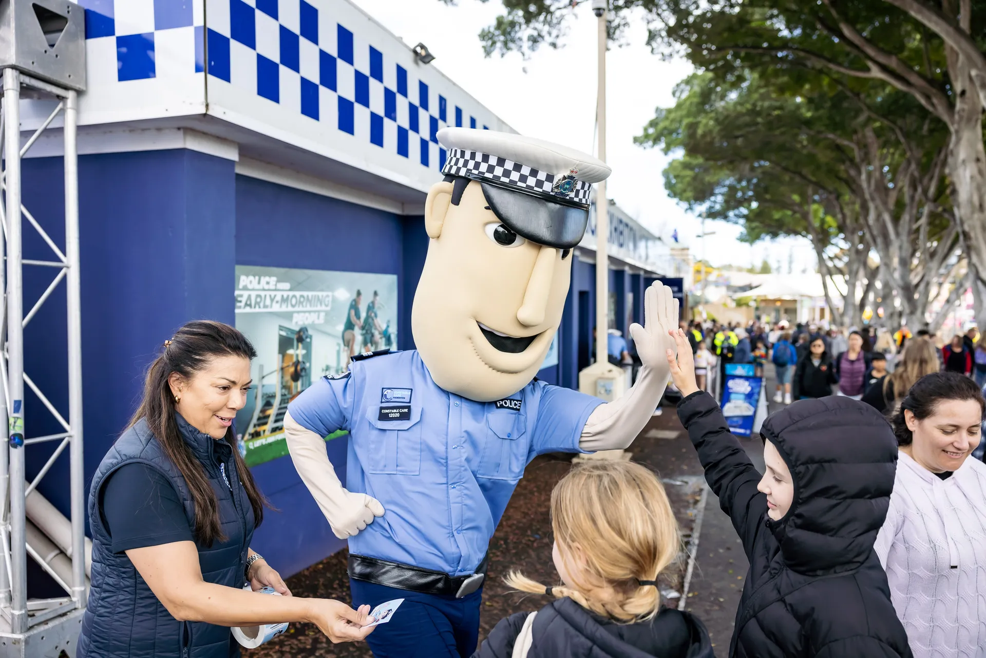 Constable Care at the Perth Royal Show Police Pavilion