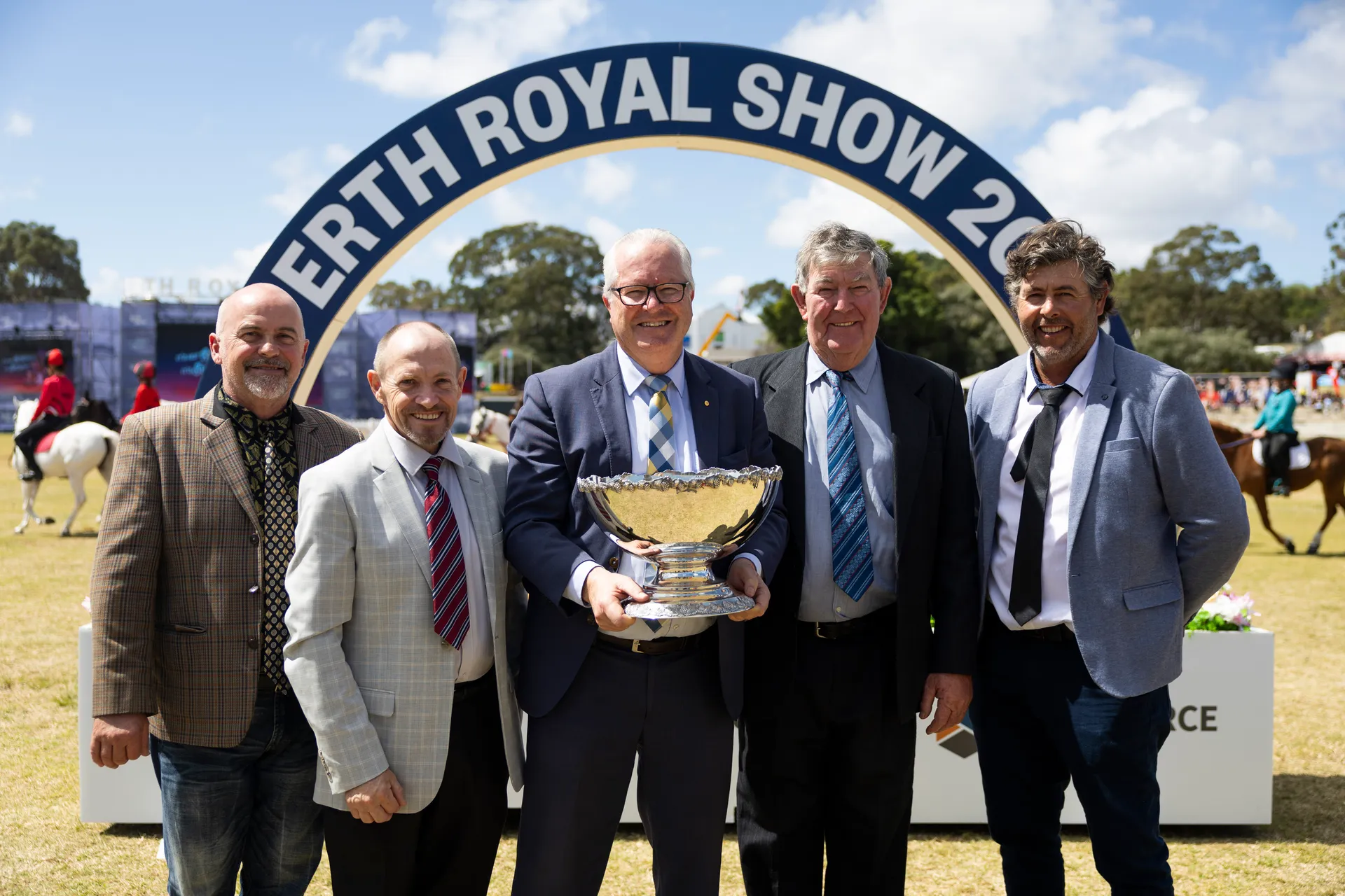 Governor with the winners of the 2025 Governor's Cup