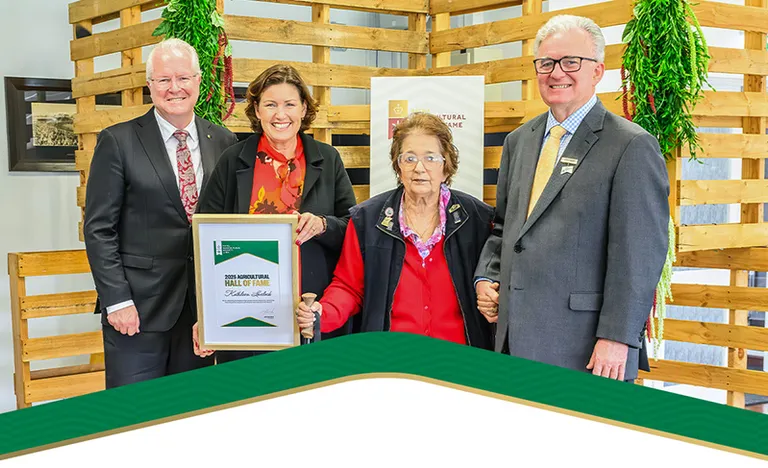 RASWA - Celebrating a Pioneer: Kathleen Lovelock Inducted into Agricultural Hall of Fame