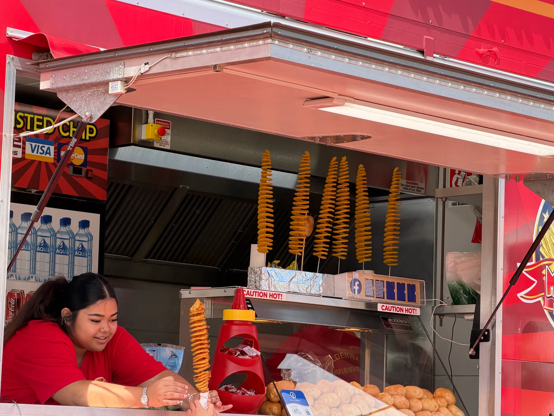 Potatoes on a stick