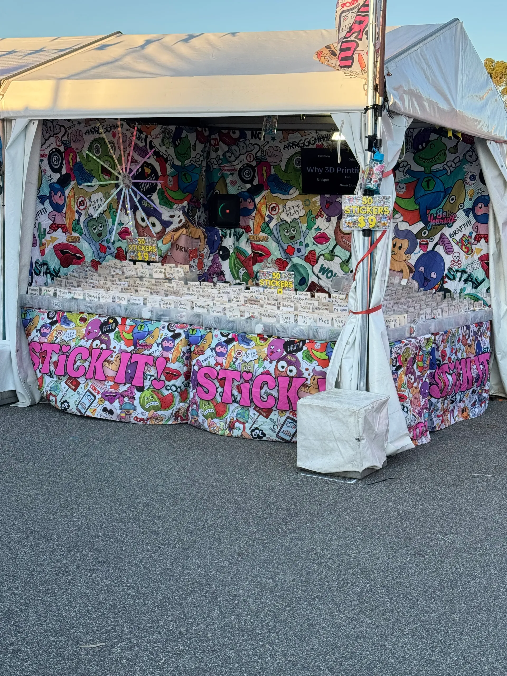 stick it market stall