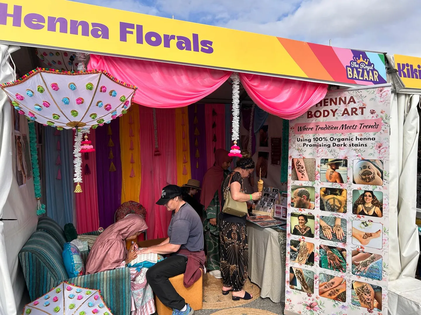 Henna Florals stall