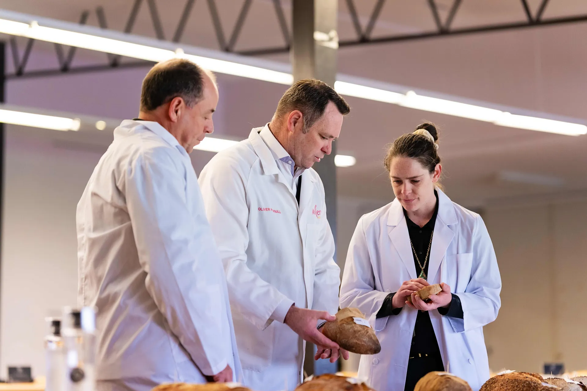 Judges assessing entries during the Perth Royal Food Awards