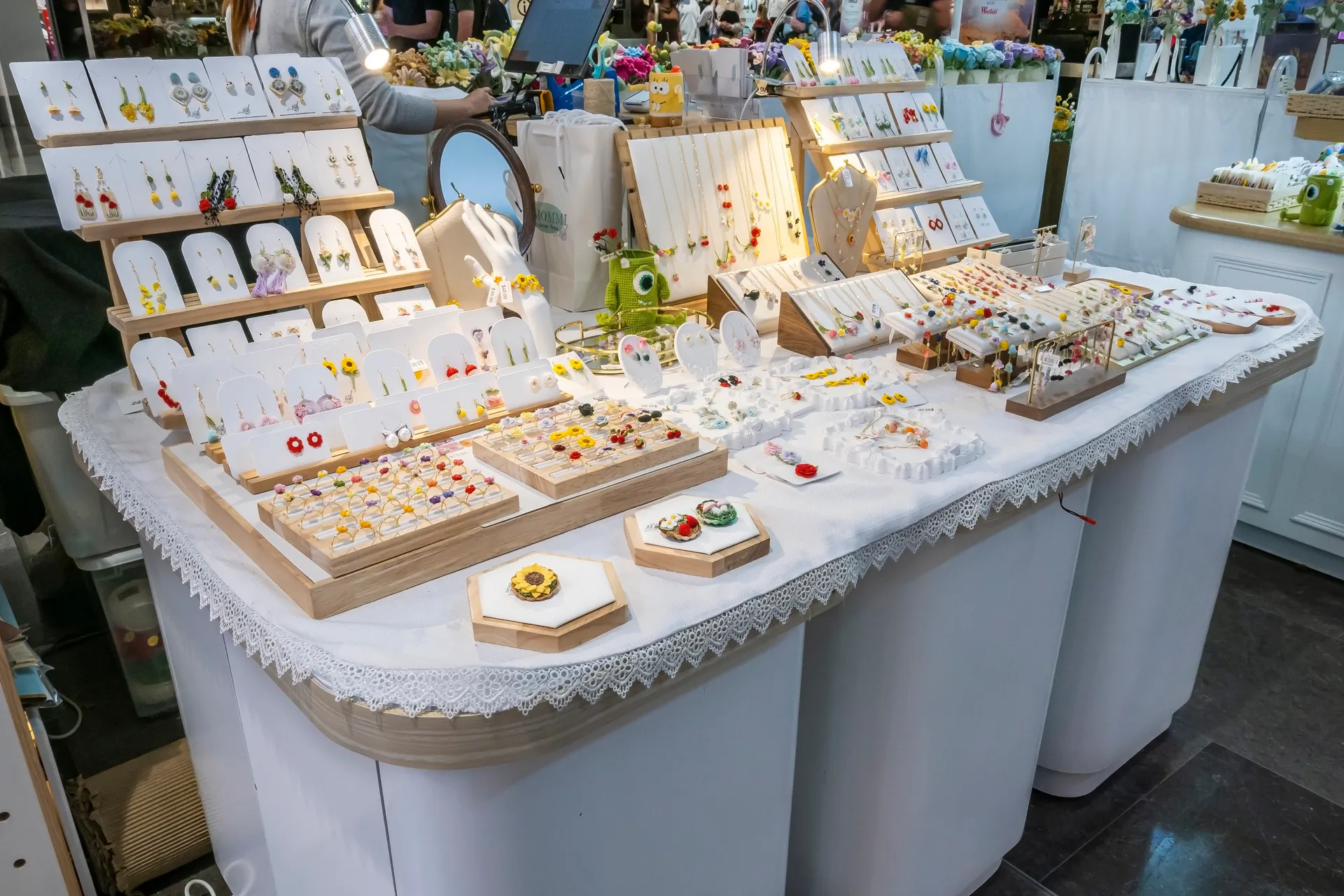 crochet stall