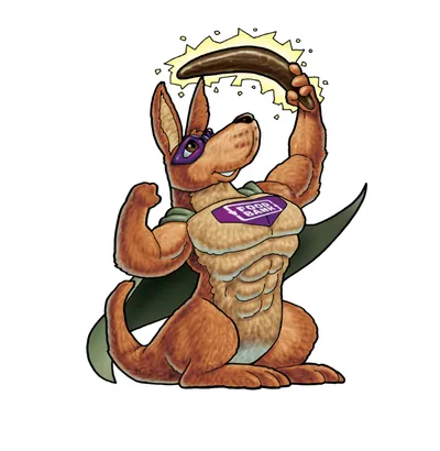 superhero food kangeroo