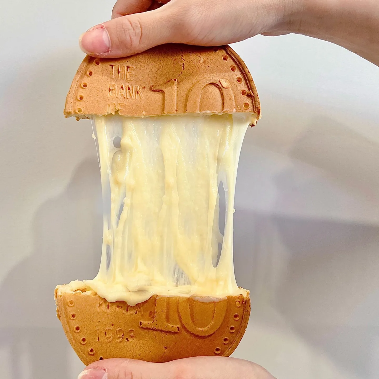 cheese pull waffle