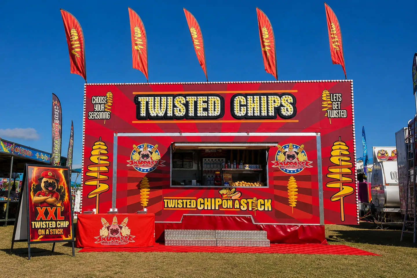 Murrays Twisted Chips at the Perth Royal Show
