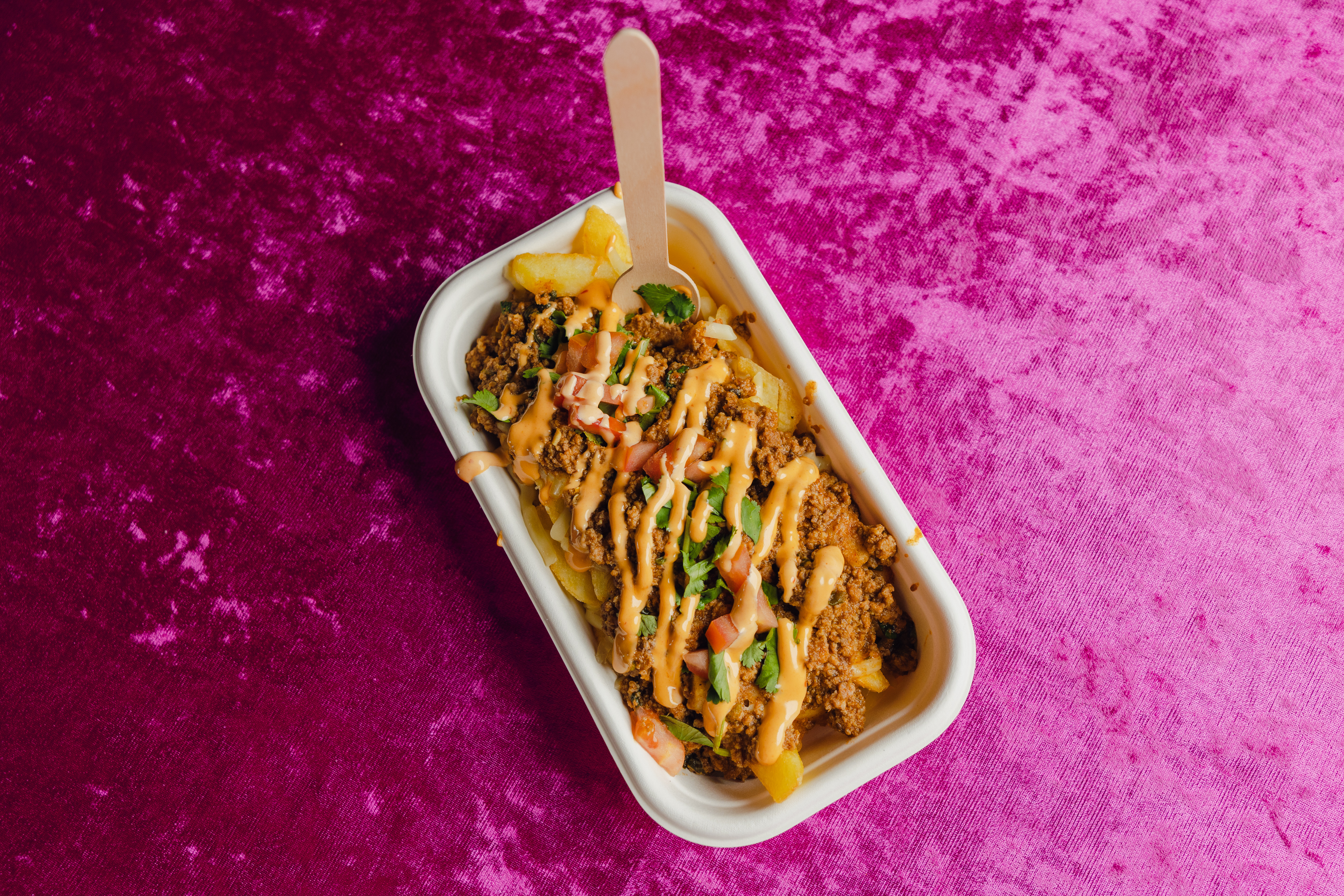Lamb Keema Loaded Fries
