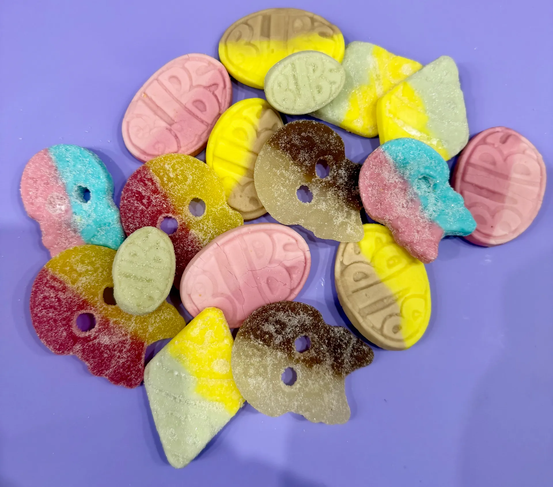 An assortment of lollies