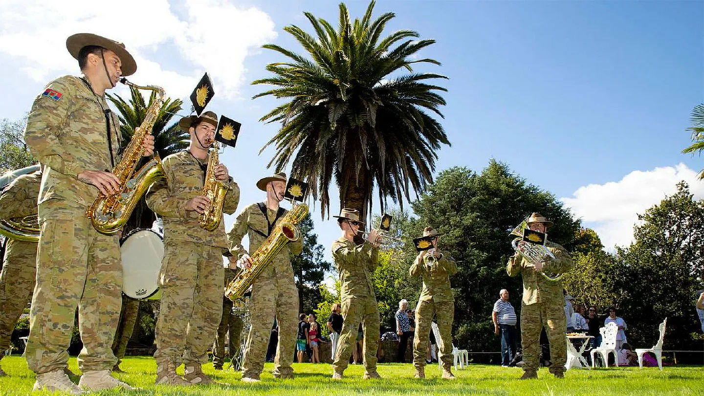 Army Pep Band - Image owned by army.gov.au