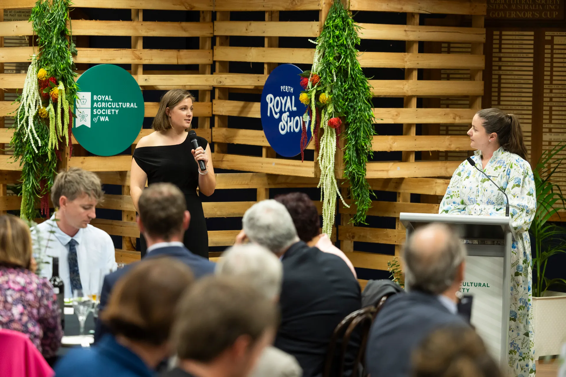 Speaker presenting at a RASWA Rural Ambassador event.