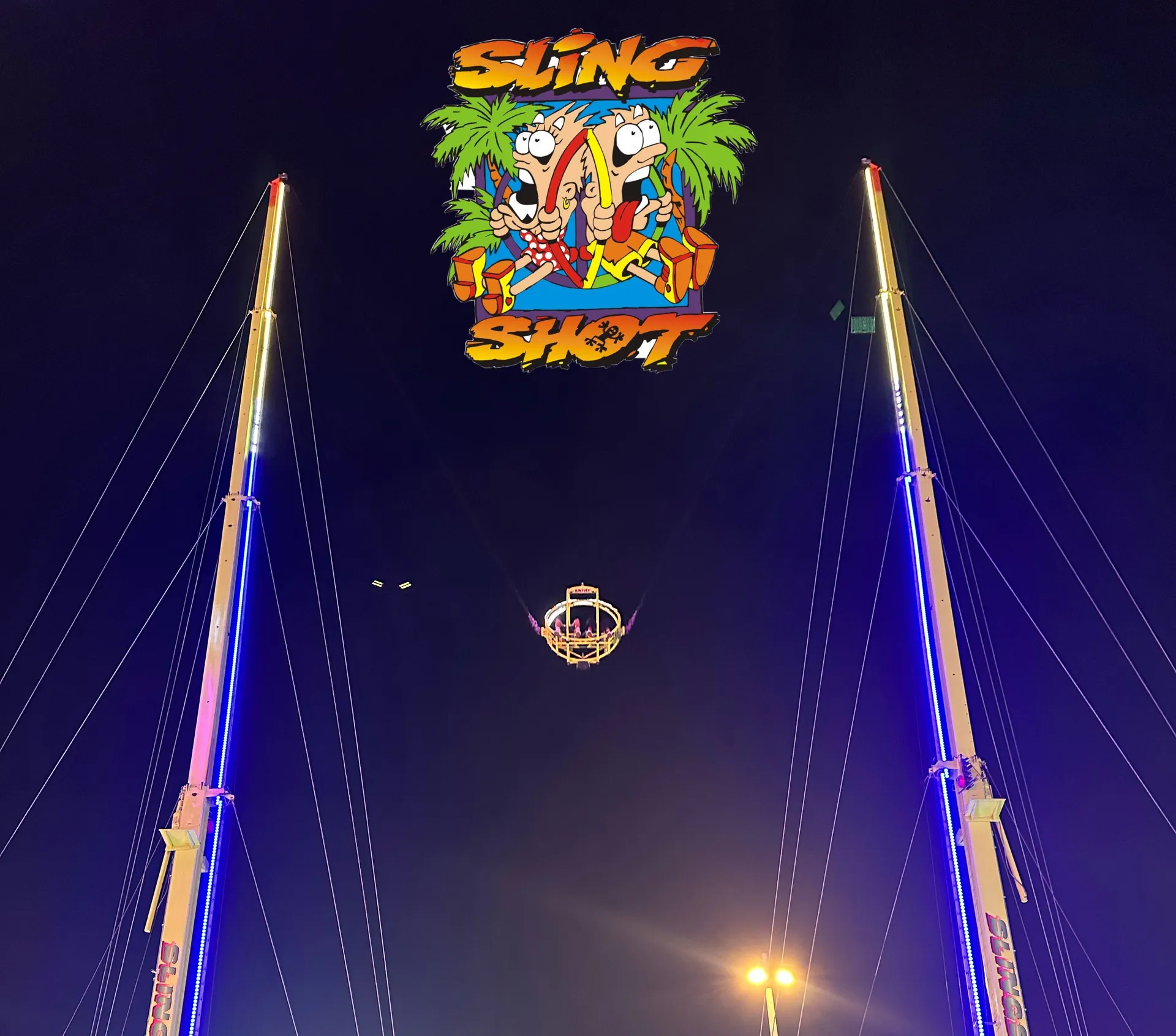 Slingshot Ride at the Perth Royal Show