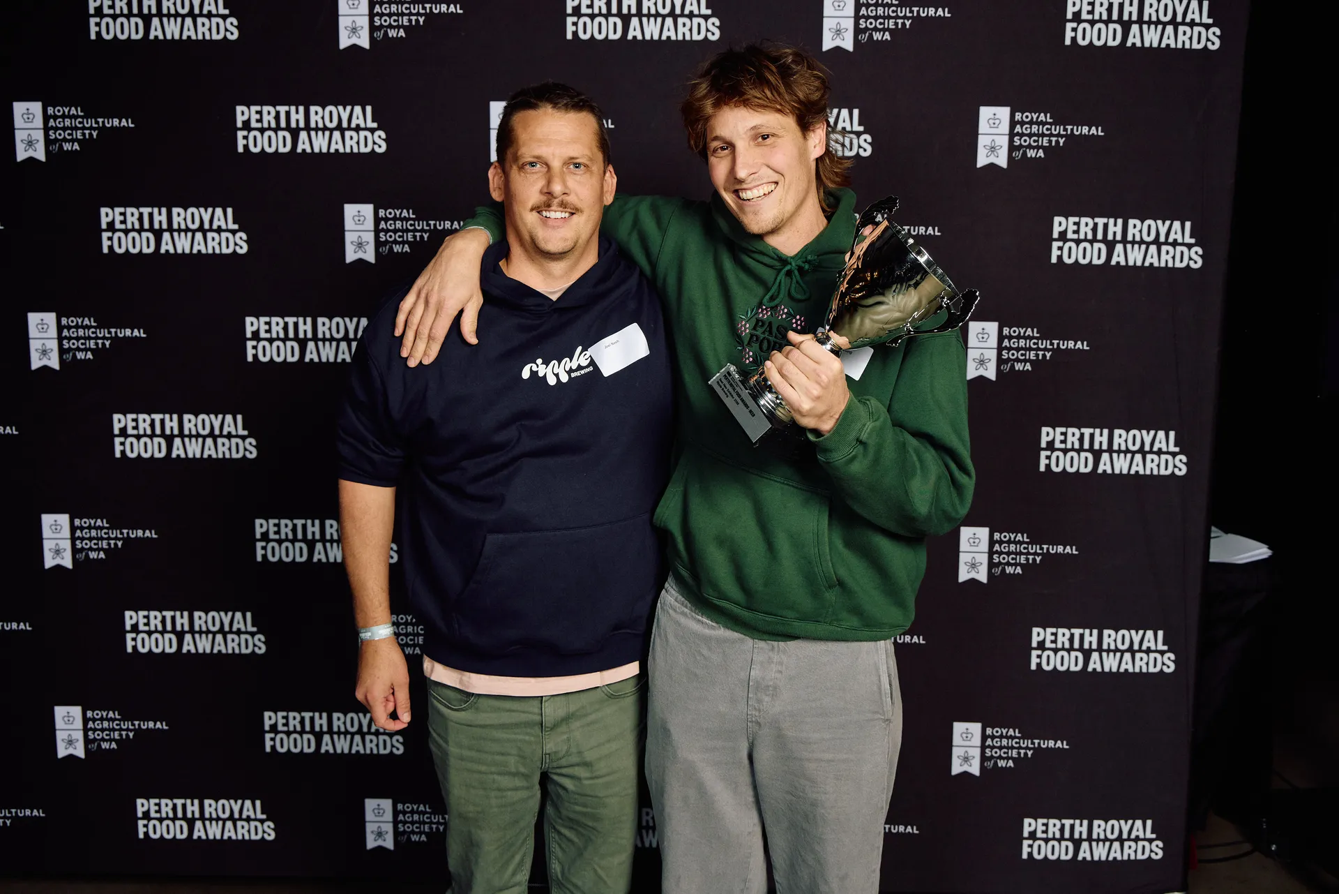 Perth Royal Food Awards | Best New Exhibitor: Ripple Brewing - Joel Nash and Matt Crockett. Photo by Dan MacBride.