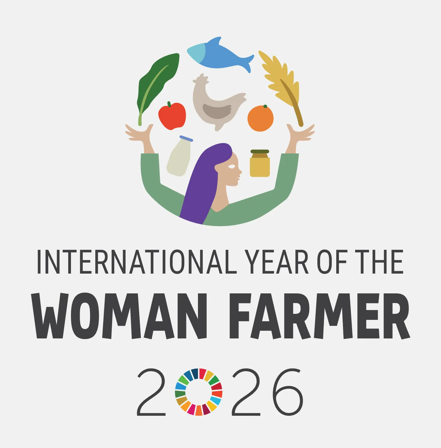 UN Logo - International Year of the Woman Farmer