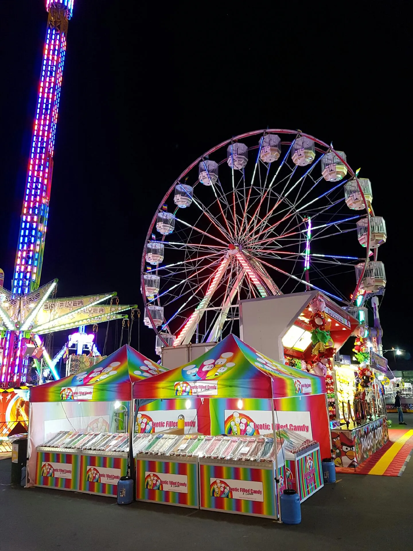 Exotic Filled Candy & Licorice booth at the Perth Royal Show