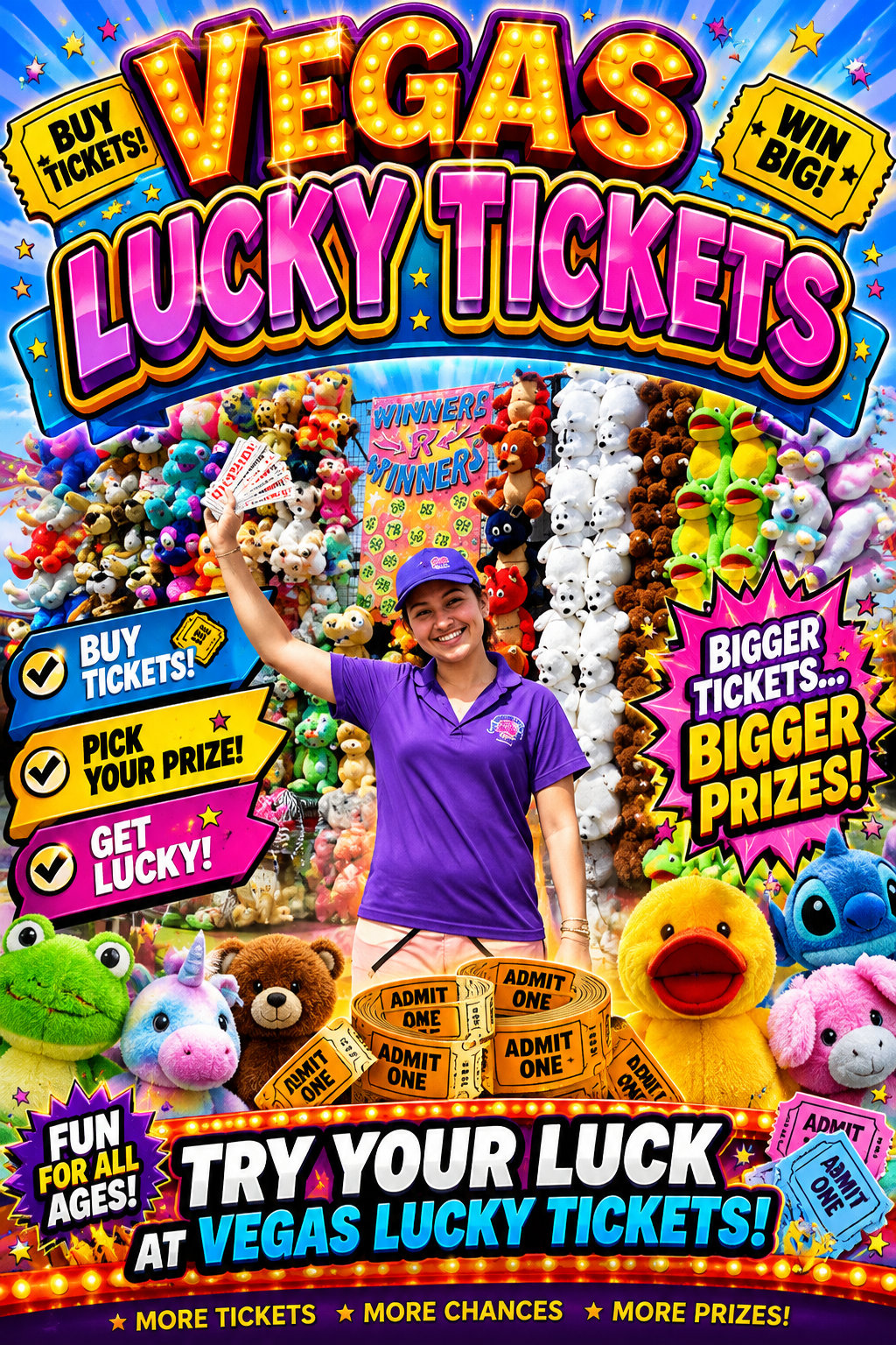 Vegas Lucky Tickets