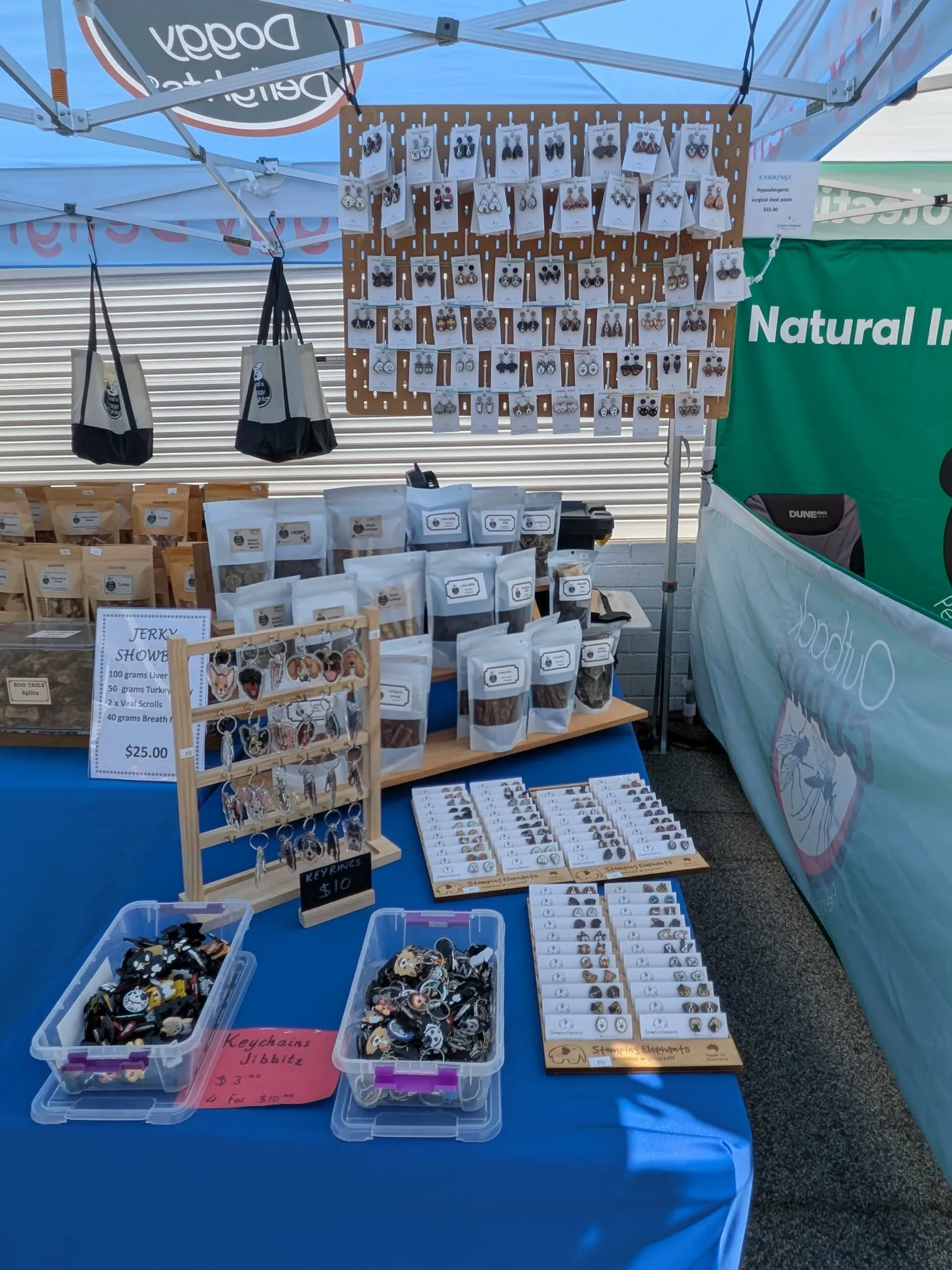 Kyal doggy delights stall