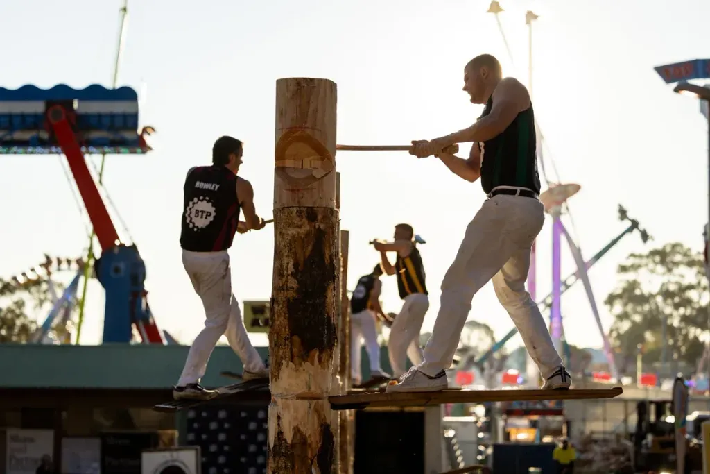 PRS - David Reumer Crowned Woodchopping World Champion at the Perth Royal Show