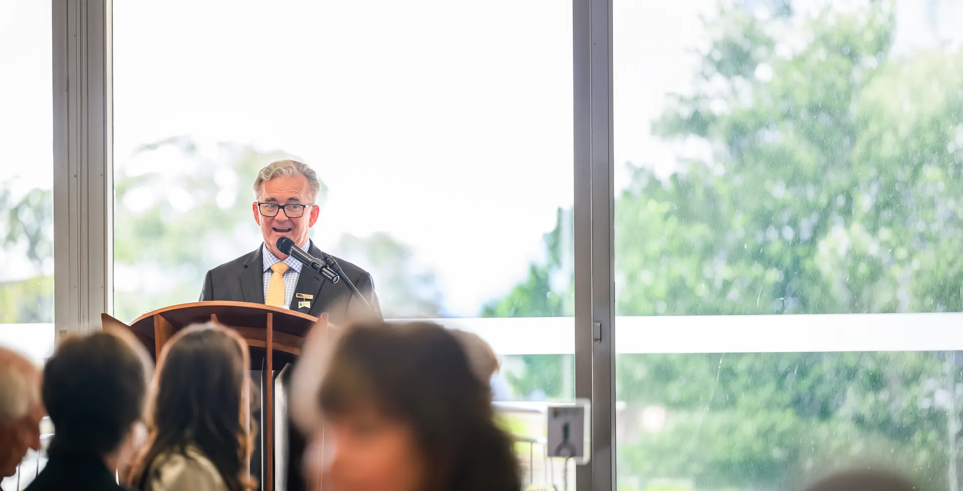 John Snowball Speaking at an event