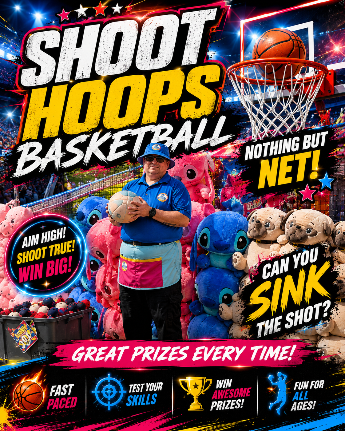 Shoot Hoops Basketball